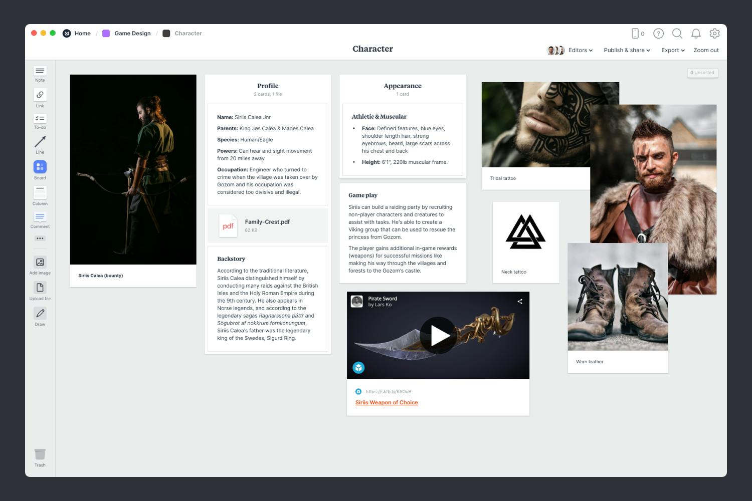 Game design character guide step07