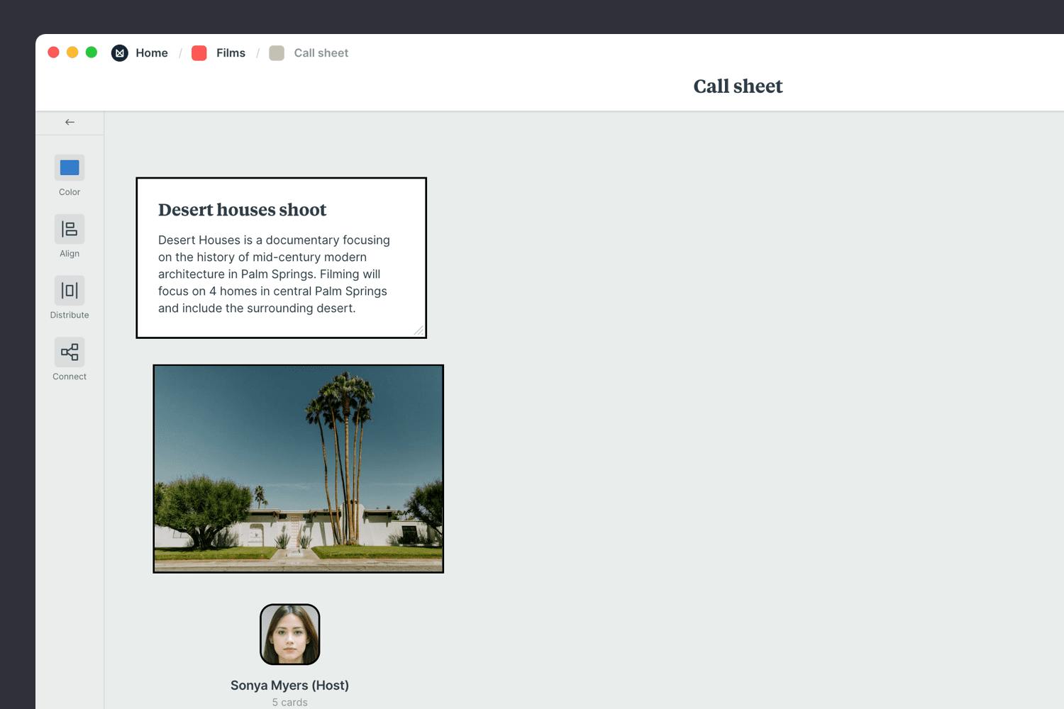 film call sheet step01